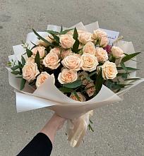 Букет Кремовые розы Латте в Житнево