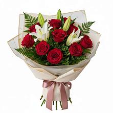 Букет цветов из:  Лилии и Розы в Житнево