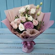 Букет цветов из:  Розы и Лизиантусы в Житнево