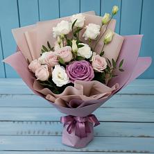 Букет цветов из:  Розы и Лизиантусы в Житнево