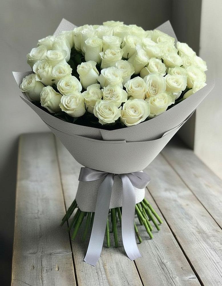 Букет 35 Белых роз в Житнево