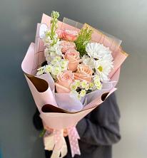 Букет цветов из:  Хризантемы и Розы в Житнево