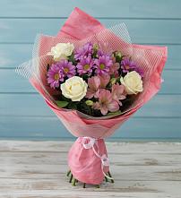 Букет комплимент #REPLACE_PRED# Житнево Букет цветов из:  Герберы #REPLACE_PRED# Житнево