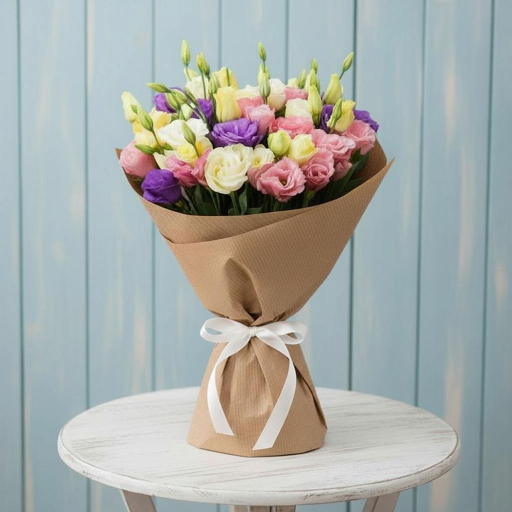 Букет цветов из: Лизиантусы в Житнево