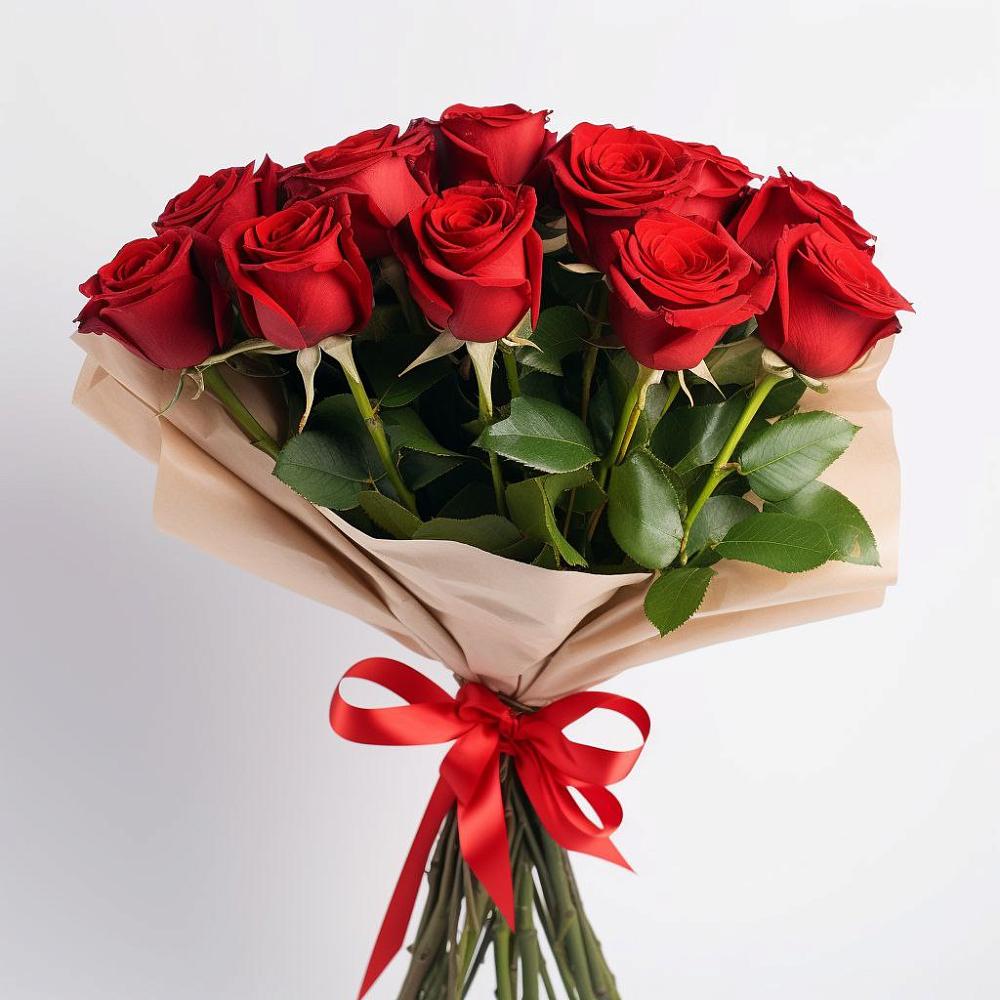 Букет 11 Красных роз Эдлесс Лав в Житнево