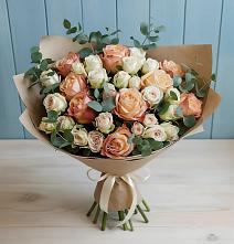 Букет цветов из:  Альстромерии и Розы #REPLACE_PRED# Житнево