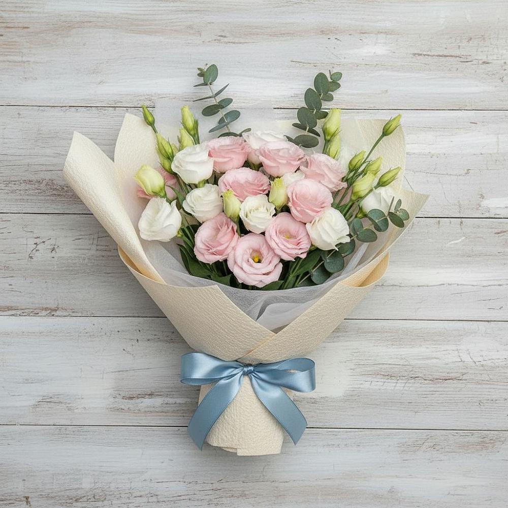 Букет цветов из: Лизиантусы в Житнево